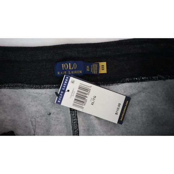Polo Ralph Lauren Men's Sz XL Black Fleece Straight Leg Sweatpants $110 - Picture 3 of 8